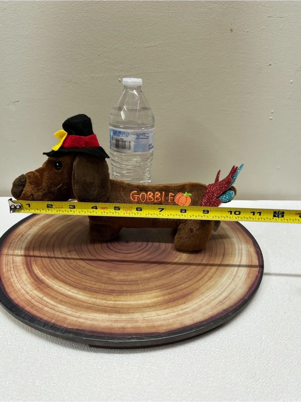 DanDee Collectors Thanksgiving Dachshund Wiener Dog Plush Pilgrim Turkey Gobble